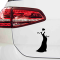 Elegante Frau im Abendkleid Aufkleber - Beispielansicht
