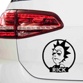 Evil Rick Aufkleber - Beispielansicht