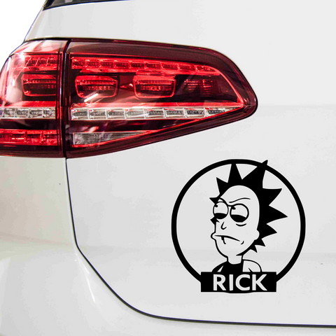 Evil Rick Aufkleber - Beispielansicht