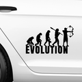 Evolution Compoundbogenschütze Aufkleber - Beispielansicht