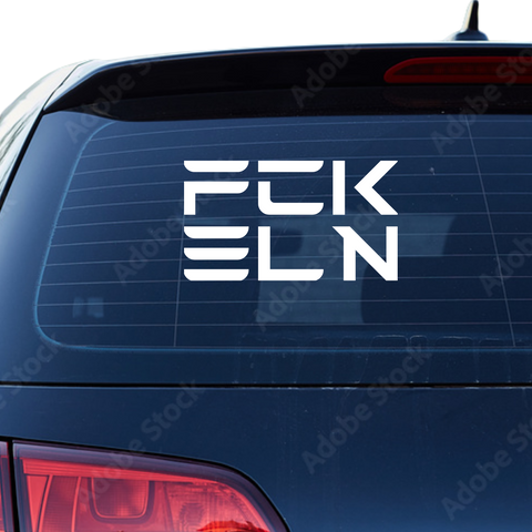 FCK ELN Aufkleber - Beispielansicht