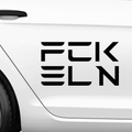 FCK ELN Aufkleber - Beispielansicht