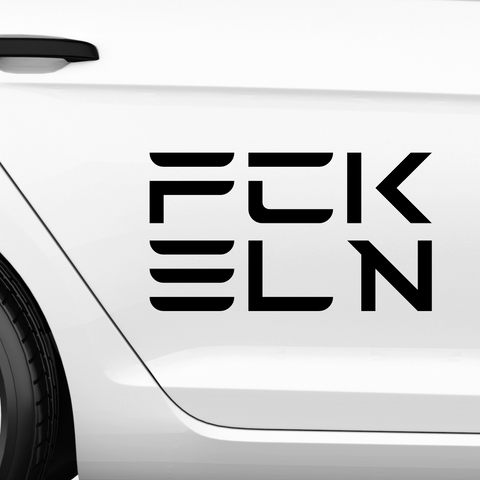 FCK ELN Aufkleber - Beispielansicht