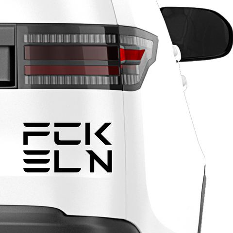 FCK ELN Aufkleber - Beispielansicht