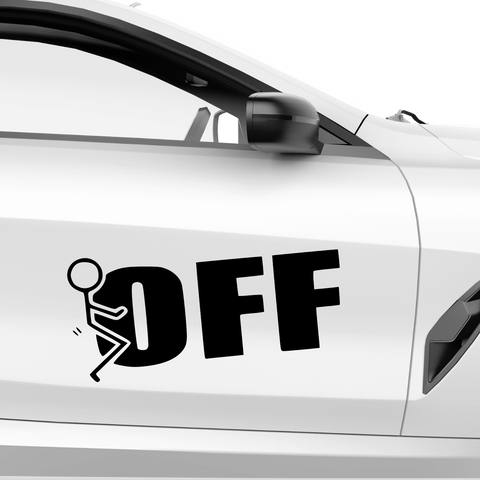 FK Off Aufkleber - Beispielansicht