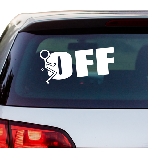 FK Off Aufkleber - Beispielansicht