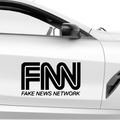 FNN CNN Fakelogo Aufkleber - Beispielansicht