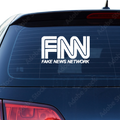 FNN CNN Fakelogo Aufkleber - Beispielansicht
