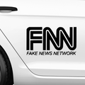 FNN CNN Fakelogo Aufkleber - Beispielansicht