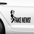 Fake news Trump Aufkleber - Beispielansicht