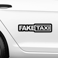 Faketaxi Fakelogo Aufkleber - Beispielansicht