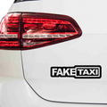 Faketaxi Fakelogo Aufkleber - Beispielansicht