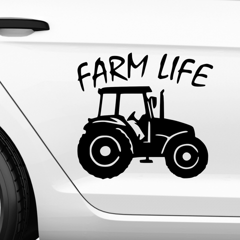 Farm Life Aufkleber - Beispielansicht