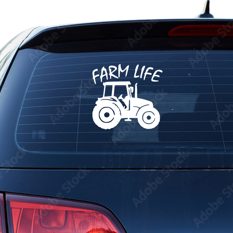 Farm Life Aufkleber - Beispielansicht