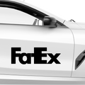 FatEx FedEx Fakelogo Aufkleber - Beispielansicht