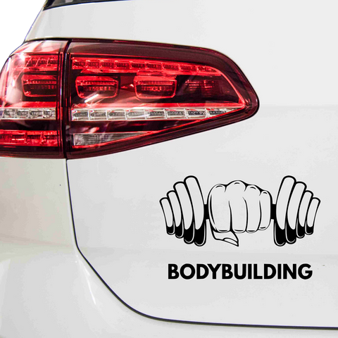 Faust Hantel Aufkleber - Beispielansicht