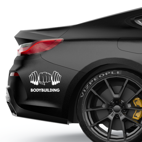 Faust Hantel Aufkleber - Beispielansicht