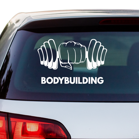 Faust Hantel Aufkleber - Beispielansicht