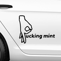 Fcking mint Aufkleber - Beispielansicht