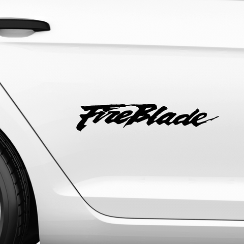 Fireblade Aufkleber - Beispielansicht