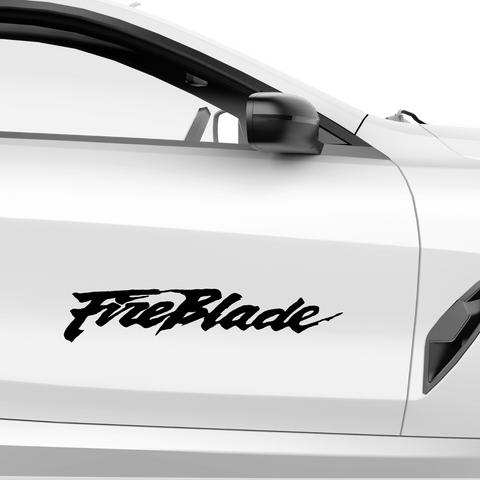 Fireblade Aufkleber - Beispielansicht