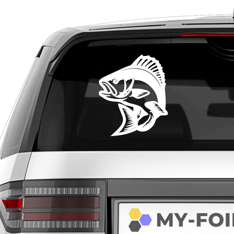 Fisch 10 Aufkleber - Beispielansicht