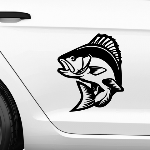 Fisch 10 Aufkleber - Beispielansicht