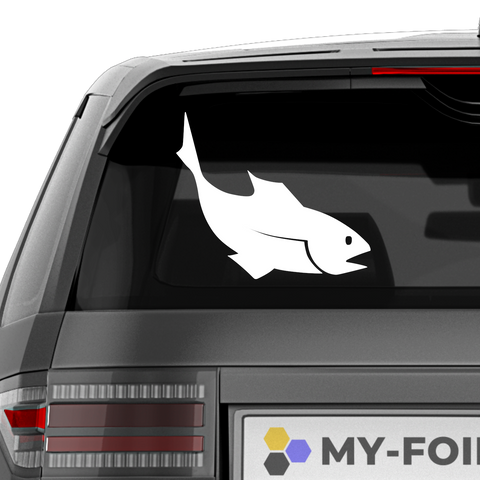 Fisch 1 Aufkleber - Beispielansicht