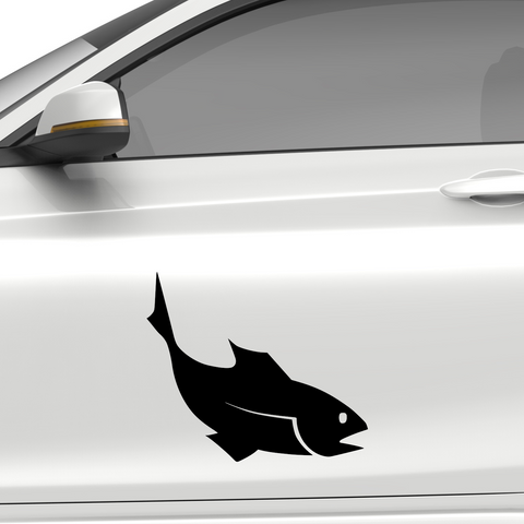 Fisch 1 Aufkleber - Beispielansicht