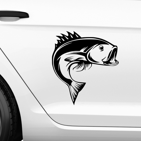 Fisch 2 Aufkleber - Beispielansicht