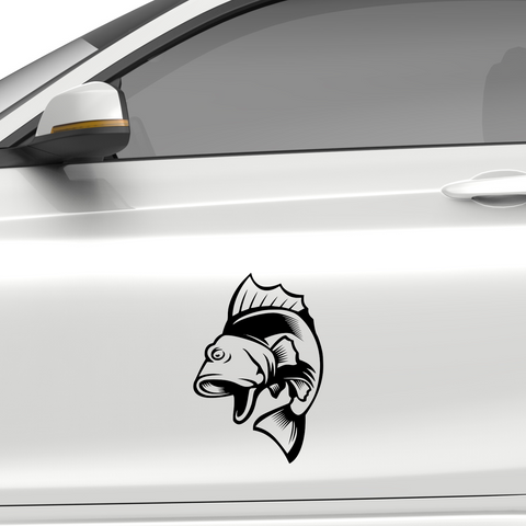 Fisch 4 Aufkleber - Beispielansicht