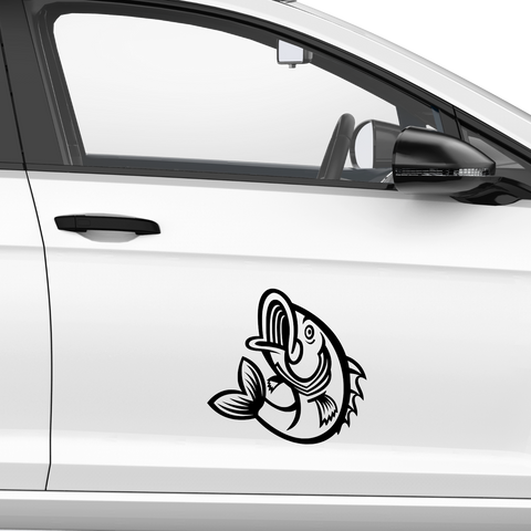 Fisch 5 Aufkleber - Beispielansicht