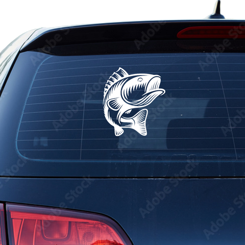Fisch 6 Aufkleber - Beispielansicht