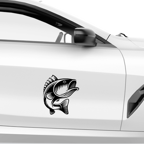 Fisch 6 Aufkleber - Beispielansicht