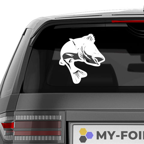 Fisch 8 Aufkleber - Beispielansicht