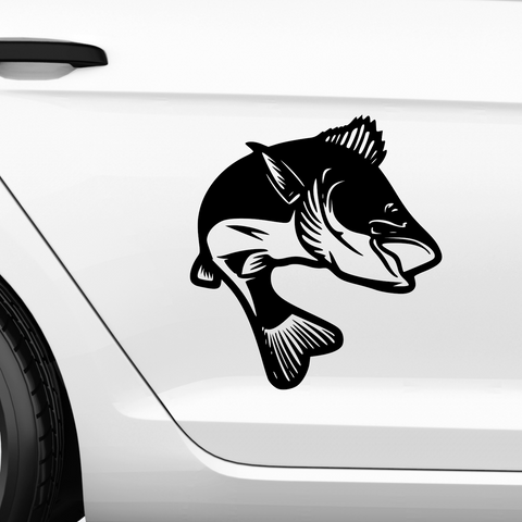 Fisch 8 Aufkleber - Beispielansicht