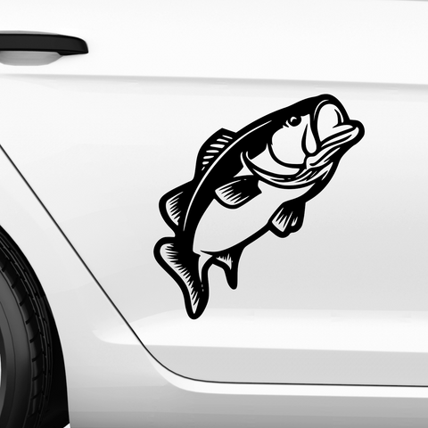 Fisch 9 Aufkleber - Beispielansicht