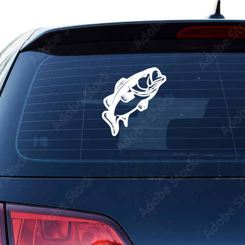 Fisch 9 Aufkleber - Beispielansicht