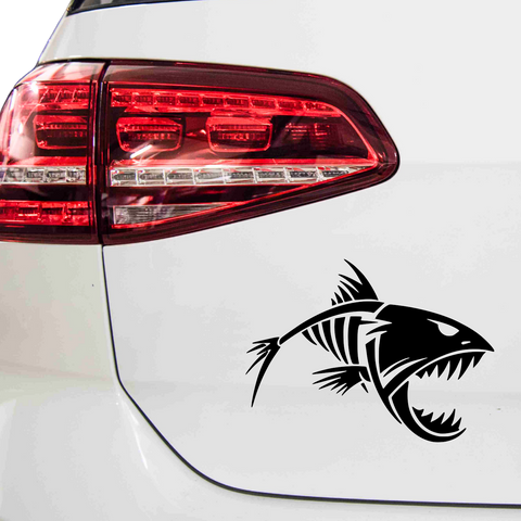 Fisch Skelett 1 Aufkleber - Beispielansicht