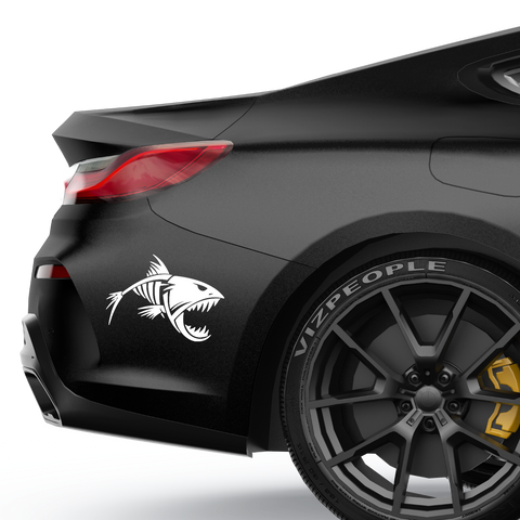 Fisch Skelett 1 Aufkleber - Beispielansicht