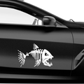 Fisch Skelett 2 Aufkleber - Beispielansicht