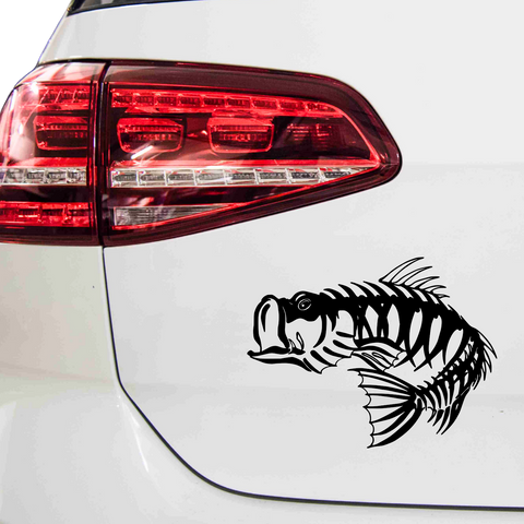Fisch skelett 3 Aufkleber - Beispielansicht