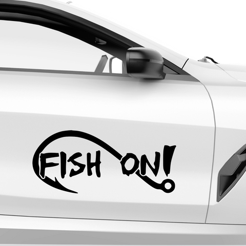 Fish on Aufkleber - Beispielansicht