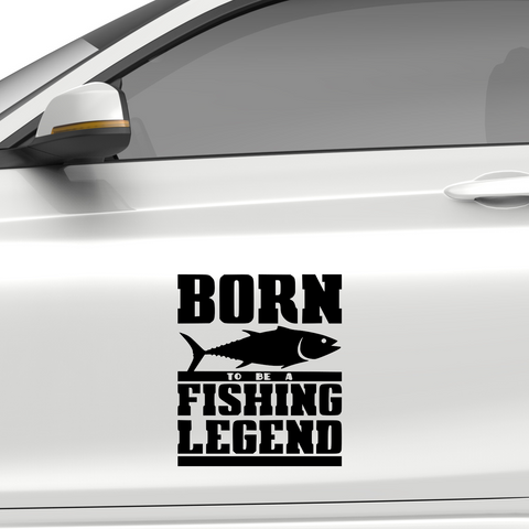 Fishing Legende Aufkleber - Beispielansicht