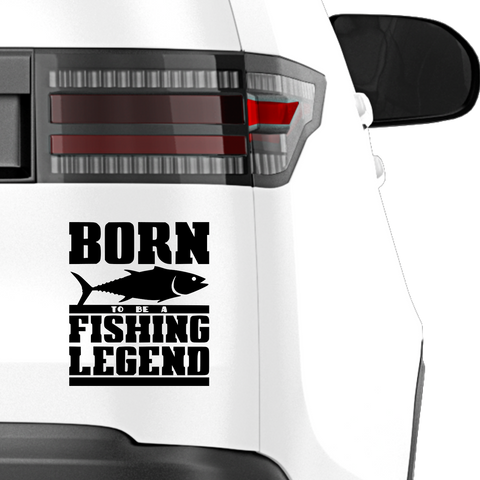 Fishing Legende Aufkleber - Beispielansicht