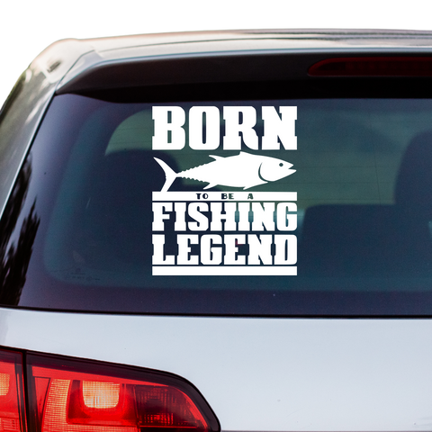 Fishing Legende Aufkleber - Beispielansicht