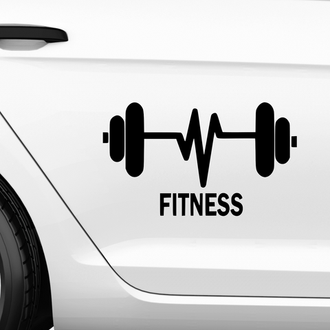 Fitness Aufkleber 1 - Beispielansicht