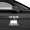 Five Billion Star Hotel Aufkleber - Beispielansicht