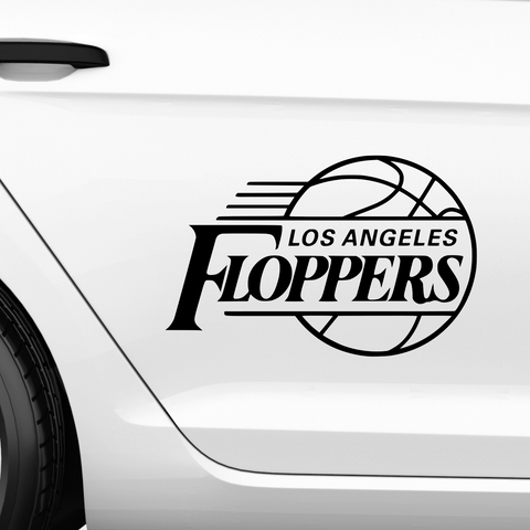 Floppers Lakers Fakelogo Aufkleber - Beispielansicht