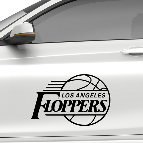 Floppers Lakers Fakelogo Aufkleber - Beispielansicht
